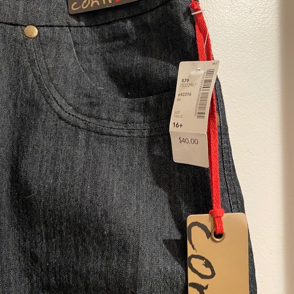 NWT Denim Skort Reitman's Contrast Size 16 Plus - Picture 1 of 3